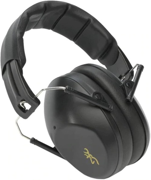 Browning Buckmark II Hearing Protection Earmuffs, NRR 27 dB, Black One Size