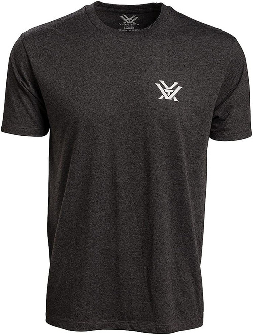 Vortex Optics Rank & File Short Sleeve T-Shirt - Charcoal Heather- 2X-Large