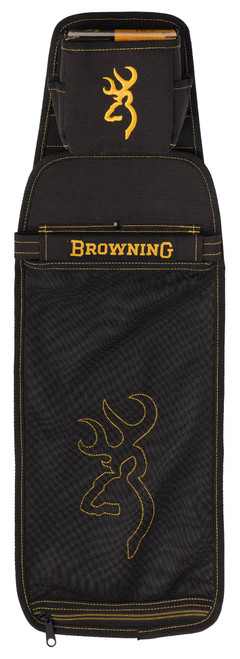 Browning Shotgun Black & Gold Shell Pouch W/ Bag Water-Resistant Fabric