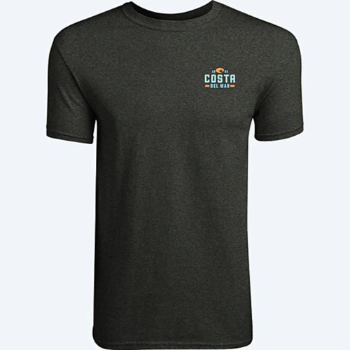 Costa Del Mar Men Prado Short Sleeve T-Shirt Dark Heather-FQA400022-25U-L