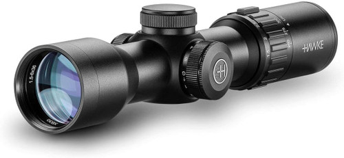 Hawke XB30 Compact 1.5-6x36SR Calibrated 250-450FPS 1/2 MOA 30MM - Black