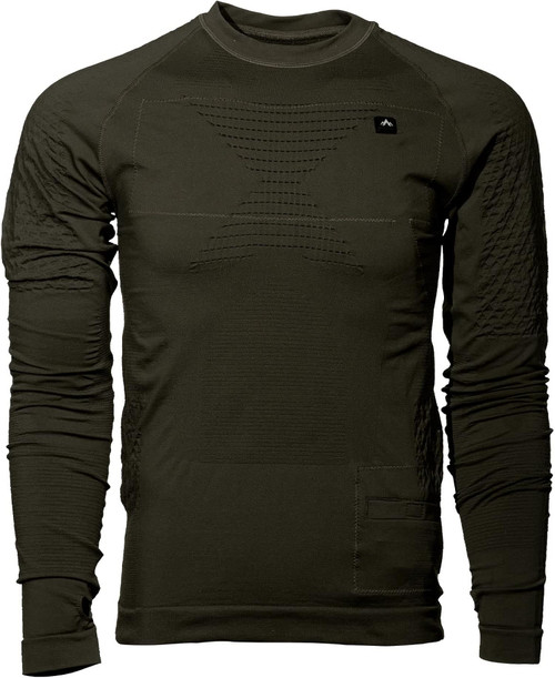 Heated Core ICONX Long Sleeve Shirt W/ Rechargeable Battery- Pine Creek- XL