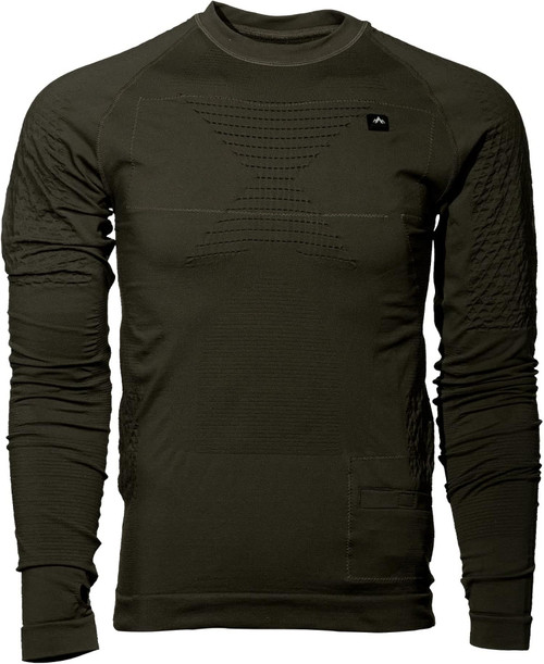 Heated Core ICONX Long Sleeve Shirt W/ Rechargeable Battery- Pine Creek-3XL