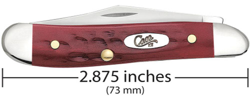 Case XX Pocket Worn Old Red Bone Corn Cob Jig Peanut Clip, Pen Blade -00781