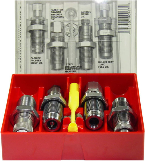 Lee Precision Deluxe Pistol 4-Die Set For 45 Colt W/ Free Shell Holder