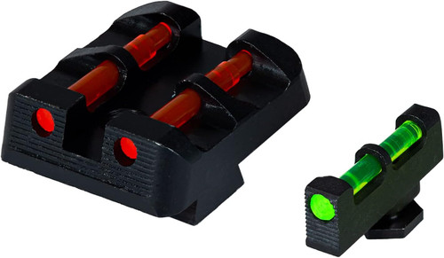 HIVIZ Target Sight Set Glock 34,35,41, & 40 Includes Changeable Litepipes