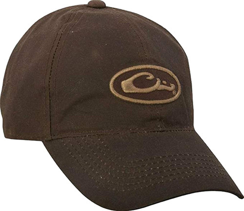 Drake Waterfowl 100% Cotton 8oz Waxed Canvas Mid-Profile Hat - Brown - OSFM