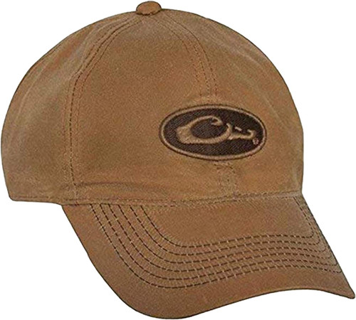 Drake Waterfowl 100% Cotton 8oz Waxed Canvas Mid-Profile Hat - Tan - OSFM