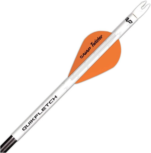 New Archery Product Twister Quickfletch 2" 3-Vane Stabilizing Fletch 6Pk New Archery Product Twister Quickfletch 2" 3-Vane Stabilizing Fletch 6Pk