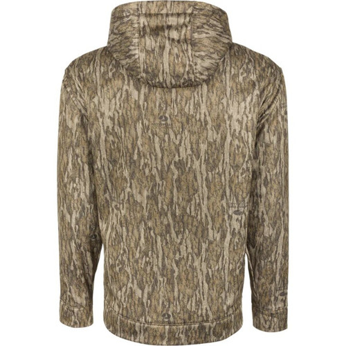 Drake Waterfowl Ol' Tom Camo Performance Hoodie Mossy Oak Bottomland M