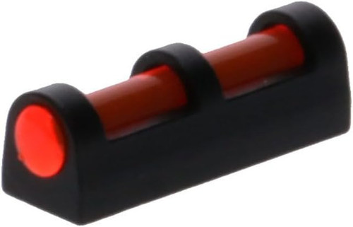 TRUGLO Long Bead Fiber Optic Sight Low-Profile All Metal 3mm Thread Red
