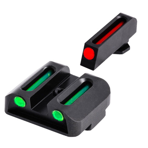 TRUGLO Fiber-Optic Handgun Night Sights For Springfield XD Series Rd/Gr
