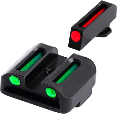 TRUGLO Tri-Dot Fiber Optic Red Front Green Rear Glock 20/30/40/41 Sights