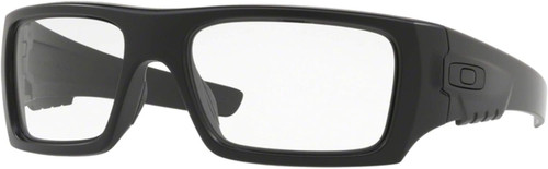 Oakley Men's Det Cord Rectangular Sunglasses Matte Black/Clear 61 mm