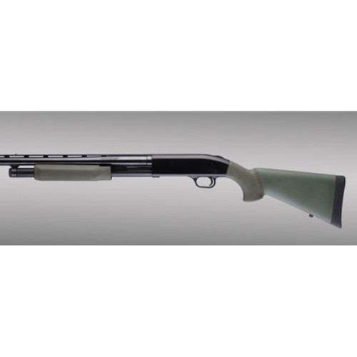 Hogue Mossberg 500 Overmolded Shotgun Stock & Forend Kit - OD Green - 12GA