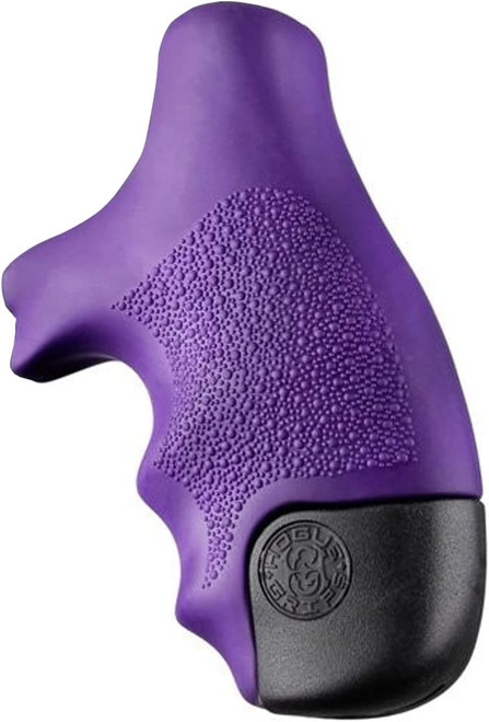 Hogue S&W J Frame Rnd Butt Centennial/Bodyguard Overmolded Rubber - Purple