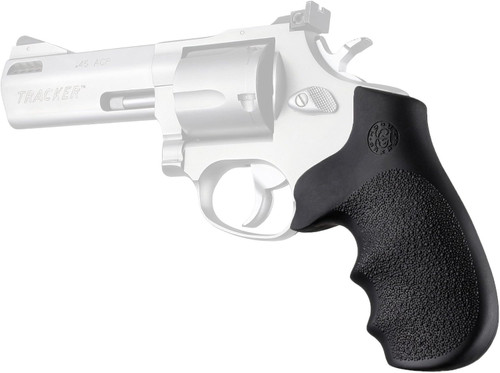 Hogue Taurus Tracker/Judge Overmolded Recoil Absorbing Rubber Monogrip -BLK
