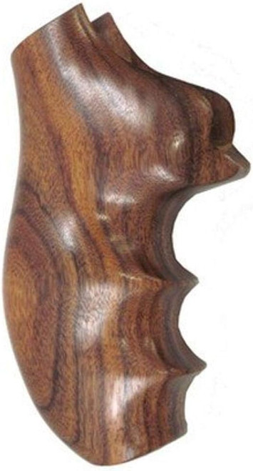 Hogue Ruger SP101 Smooth Exotic Hardwood - PAU FERRO - W/ Finger Grooves