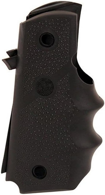 Hogue Para Ordnance P-14 Soft Rubber Grips W/ Finger Grooves Black