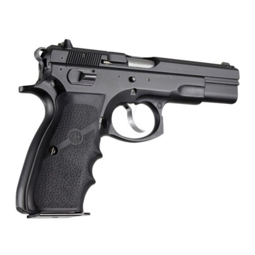 Hogue CZ-75/CZ-85/TZ-75/EAA/P9 etc. Rubber Wraparound W/ Finger Grooves Blk