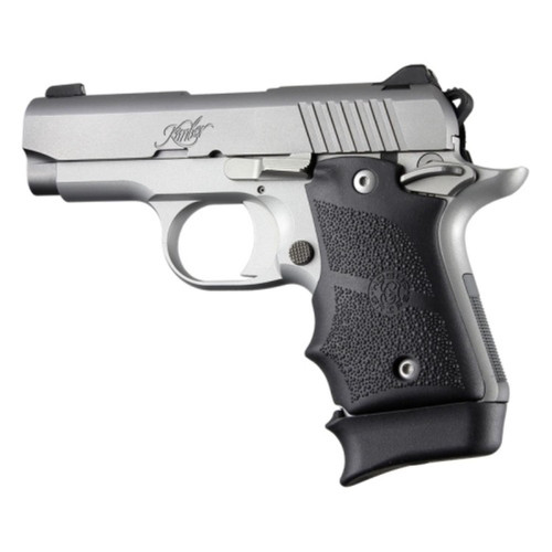 Hogue Kimber Micro 9 Cobblestone Rubber Grip Finger Grooves Ambi Safety BLK