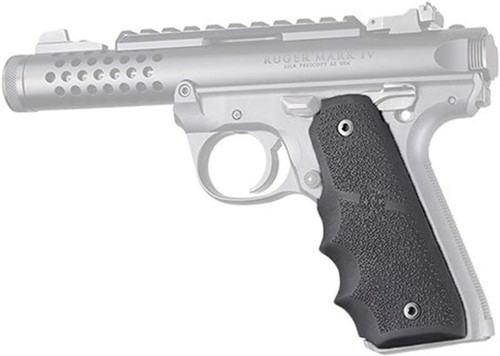 Hogue Ruger MKIV 22/45 Overmolded Rubber Grip with Finger Grooves - Black