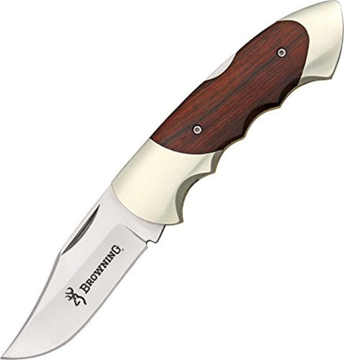Browning Clip Point Knife Includes Sheath 322111C Walnut Model 111