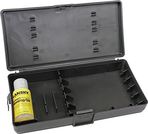 Lansky Custom Carrying Case W/ 1oz Oil & Replacement Screws Included -Black