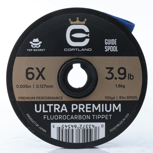 Cortland Ultra Premium Fluorocarbon Tippet 100yd 6X 3.9lb - 645455