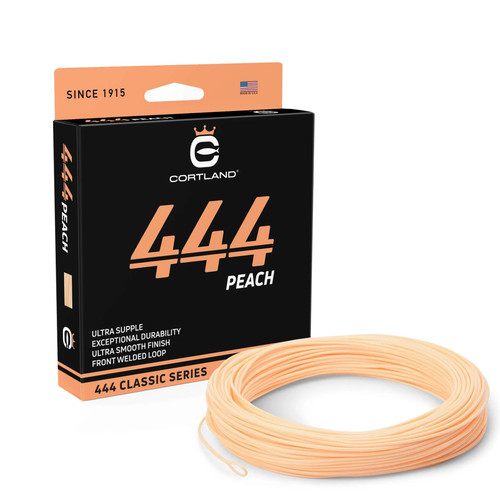 Cortland 444 Peach Fly Fishing Line Front Welded Loop Floating -90FT DT3