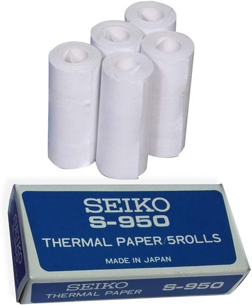 Seiko S-950 Regular Printer Thermal Paper/5 Rolls For SP-12 Printers