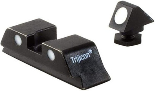 Trijicon GL05 Bright & Tough Steel Sight Set White Dots All Glock Models