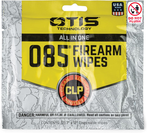 Otis O85 CLP Dual Wipes All In One Gun Cleaner IP-2TW-085 2 Pack