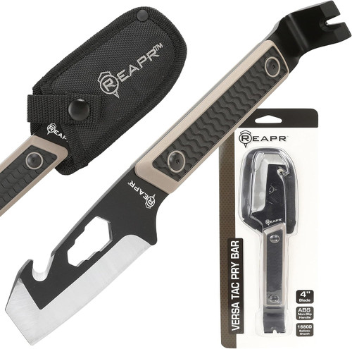 Reapr Versa Tac Pry Bar W/ Hard Molded Sheath 10" Overall Length TPR Handle