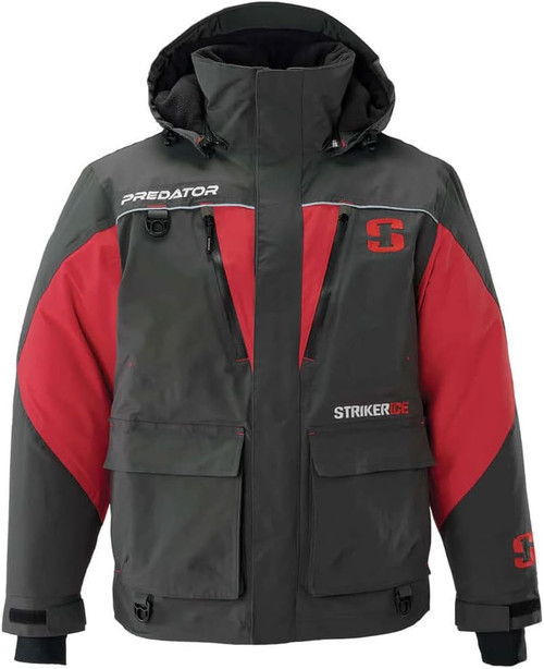 Striker ICE Insulated Waterproof Predator Jacket Charcoal/Red XXXL 3212410