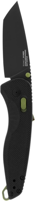 SOG Aegis AT Tanto Folding Knife Ambid. AT-XR Lock - Black/Moss HNDL USED