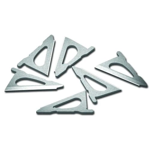 G5 Outdoors Striker V2 Broadhead Blade Replacement Kit (9 Pack) Silver