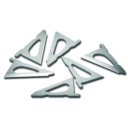 G5 Outdoors Striker V2 Broadhead Blade Replacement Kit (9 Pack) Silver
