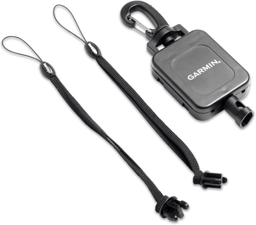 Garmin Retractable Tether Lanyard For GPS Alpha/Astro/Dakota/Delta - Black