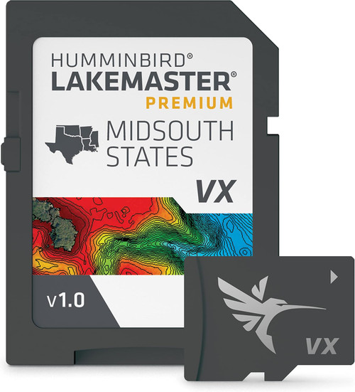 Humminbird LakeMaster MidSouth V1 One Boat Network VX Technology USED