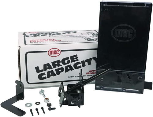 Mec Large Capacity Progressive Primer Feed Kit Holds 200+ Primers - Black