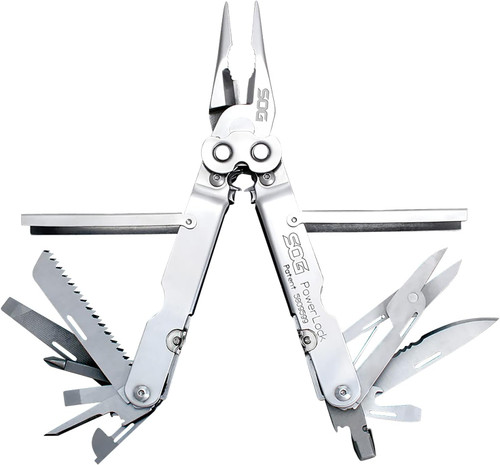 SOG Multitool Powerlock Heavy Duty Pliers Wire Cutter Sheath with Clip