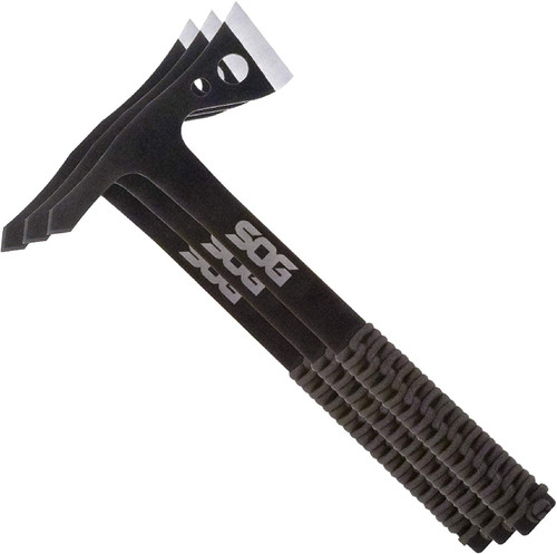 SOG Throwing Hawks 3 Pack Steel Throwing Axe w/ Nylon Sheath Carrying Case