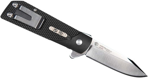 Cold Steel 1911 Folding Knife W/ Liner Lock, Checkered Griv-Ex Handle - Blk