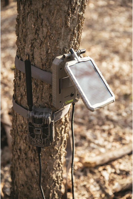 HME 5000 MAH Solar Power Panel Weather Resistant 10Ft Cord 4.5MM Adaptor