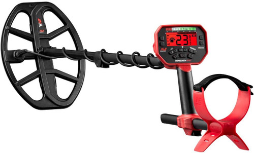 Minelab Vanquish 540 Metal Detector with V12 12x9 Double-D Waterproof Coil