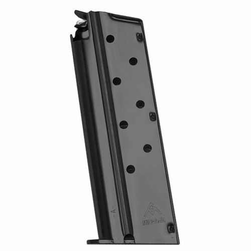 Mec-Gar 1911 Officer/Compact 8 Round 9mm Magazine Flush Floorplate Blued Mec-Gar 1911 Officer/Compact 8 Round 9mm Magazine Flush Floorplate Blued