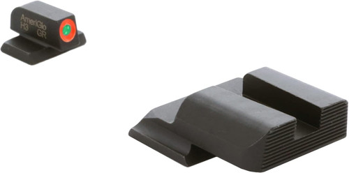 AmeriGlo Hackathorn Sight S&W Shield Tritium Orange Outline/Black - USED