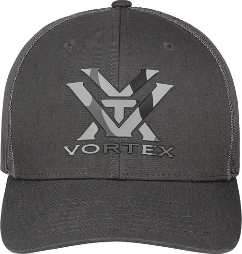 Vortex Men Camo Punch Snap Back Cap - Charcoal - One Size