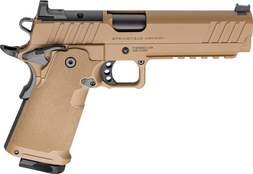 Springfield PH9119AOSCBLC 1911 DS Prodigy 9mm 10+1 5" BBL Coyote Brown